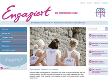 Tablet Screenshot of engagiert.de